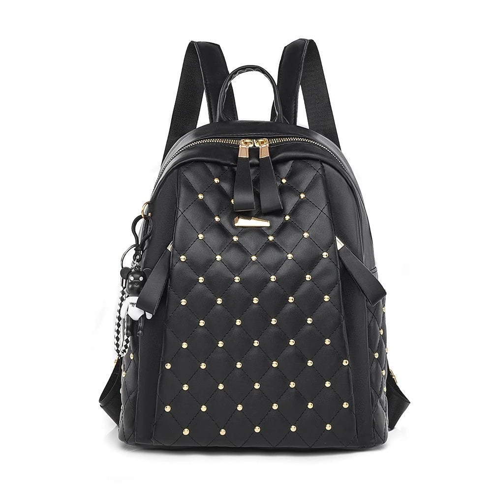Korean Style Lather Backpack