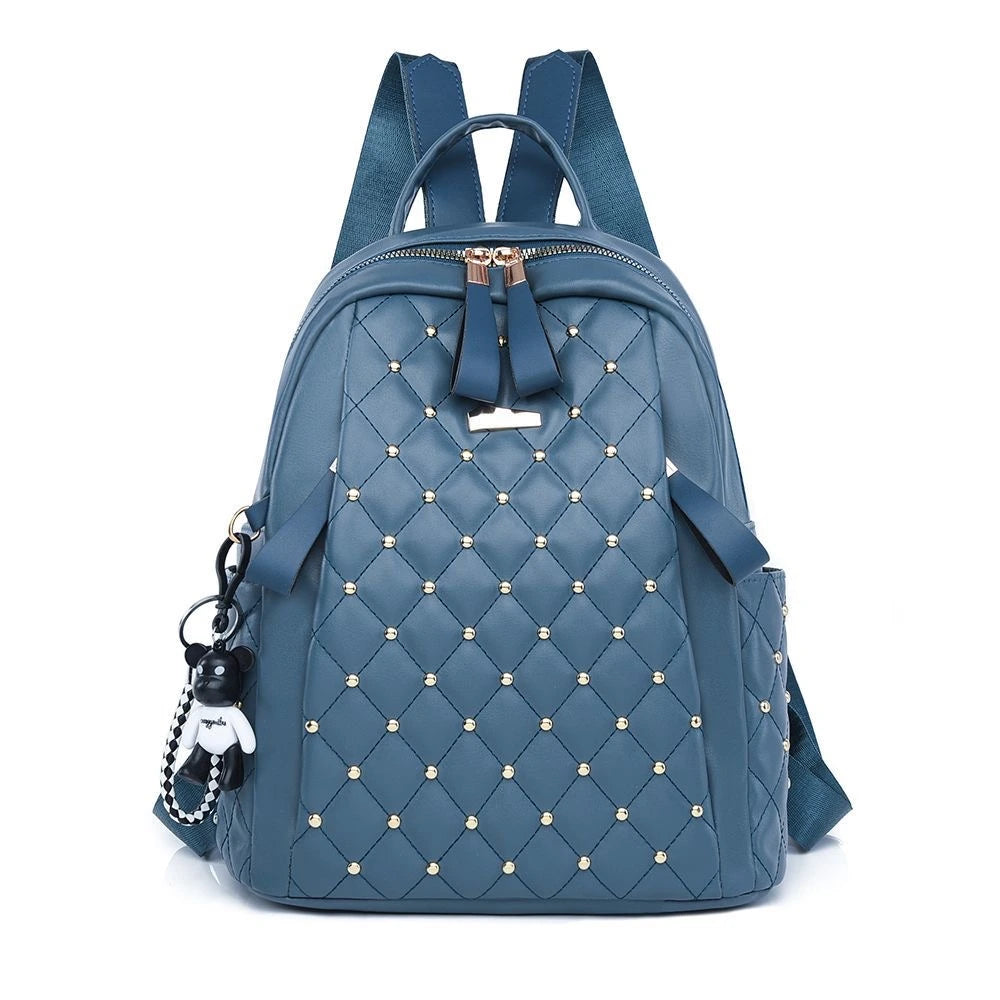 Korean Style Lather Backpack