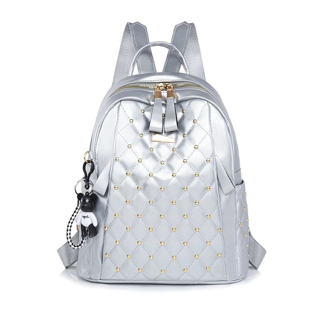 Korean Style Lather Backpack