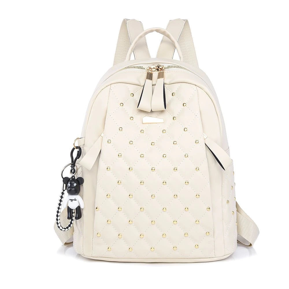Korean Style Lather Backpack